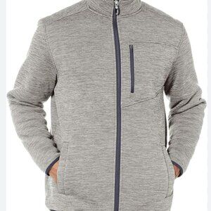 Izod Men's Premium Essentials Sherpa Jersey Jacket